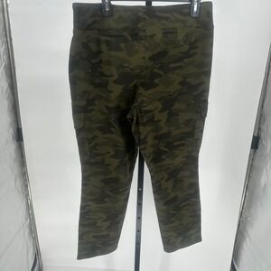Kim Gravel Camo Cargo Pants Stretch Pull On Comfort Athleisure Style